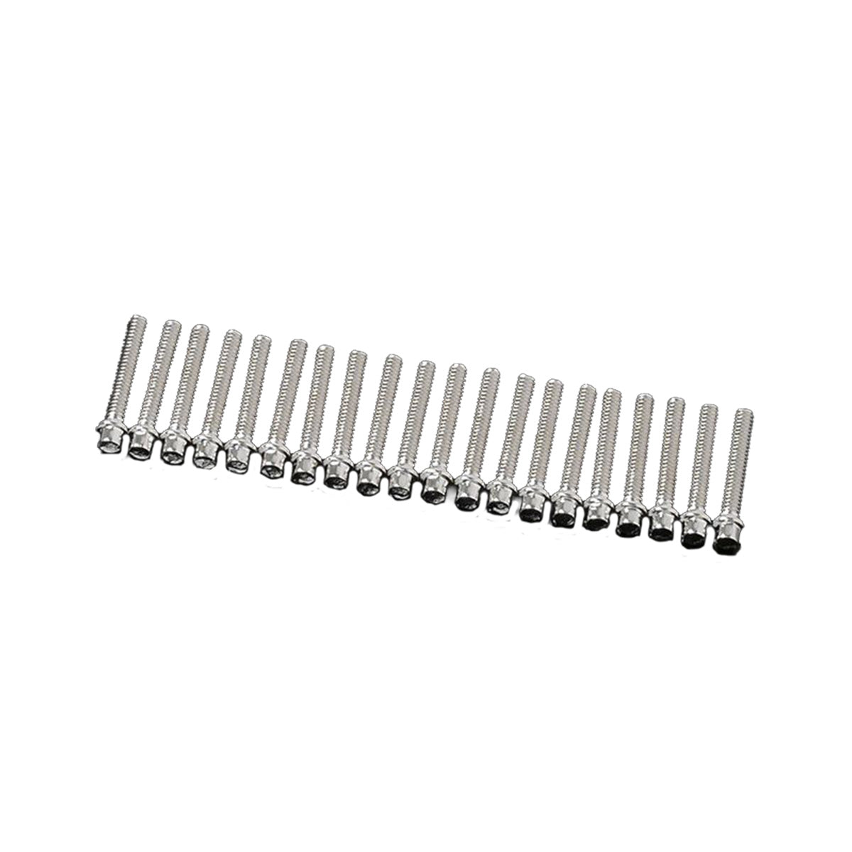 Miniature Scale Hex Bolts (M2 x 12mm) (Silver)