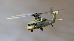 Hero-Copter BL, 4-Blade Brushless RTF Heli; Army