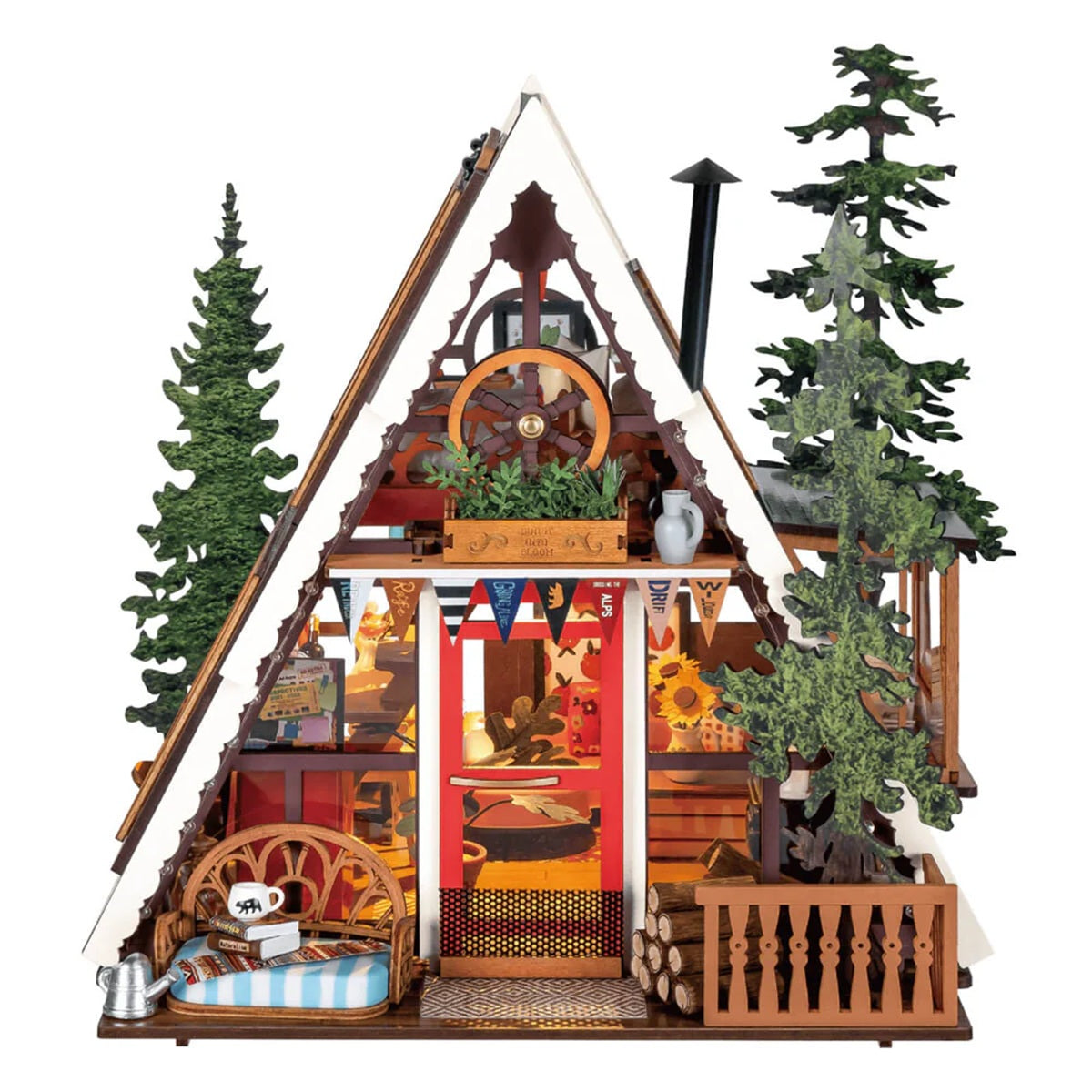 A-Frame Cabin, DIY Miniature House