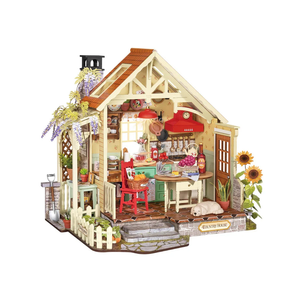 Sunlit Farmhouse Kitchen - DIY Houses