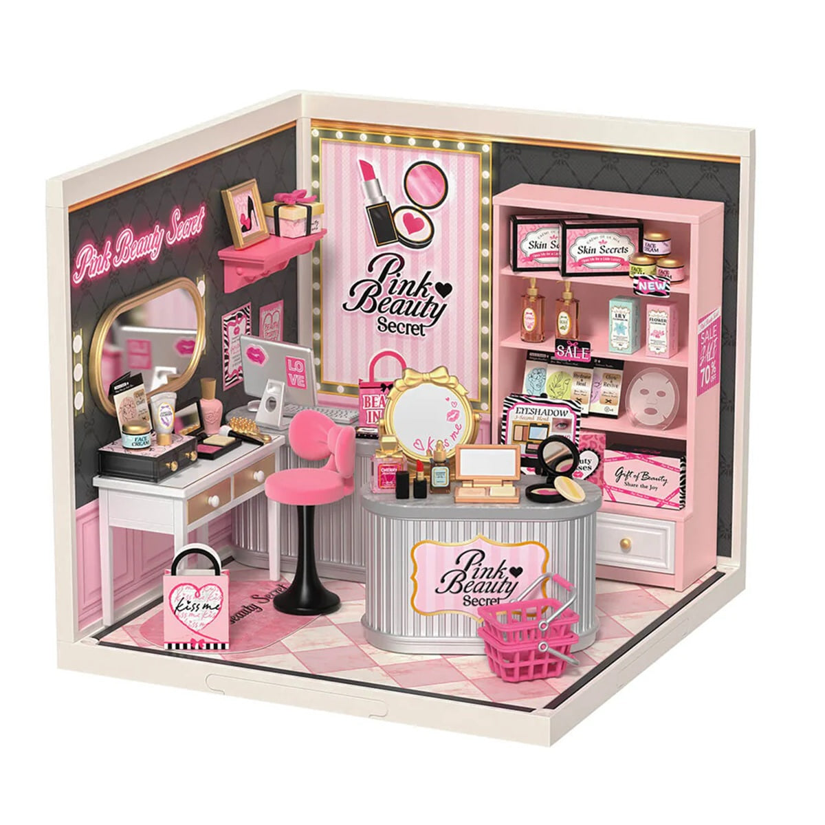 Pink Beauty Secret DIY Miniature House