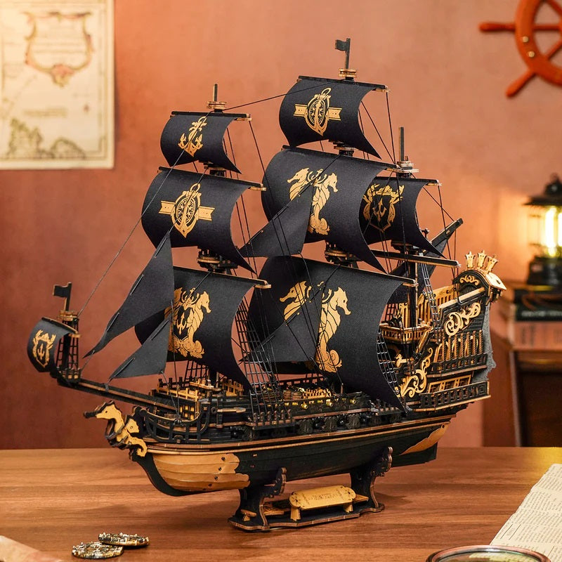 The Seahorse Barque Sailing Ship Scale Model Vehicle