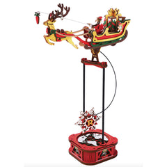 Santa On Sleigh Scale Model Vehicle