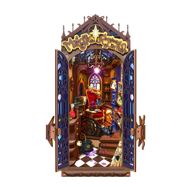 Rolife Magic Fantasy Corner DIY Book Nook Shelf Insert