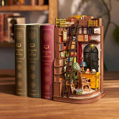 Silent Corner Study DIY Book Nook Shelf Insert