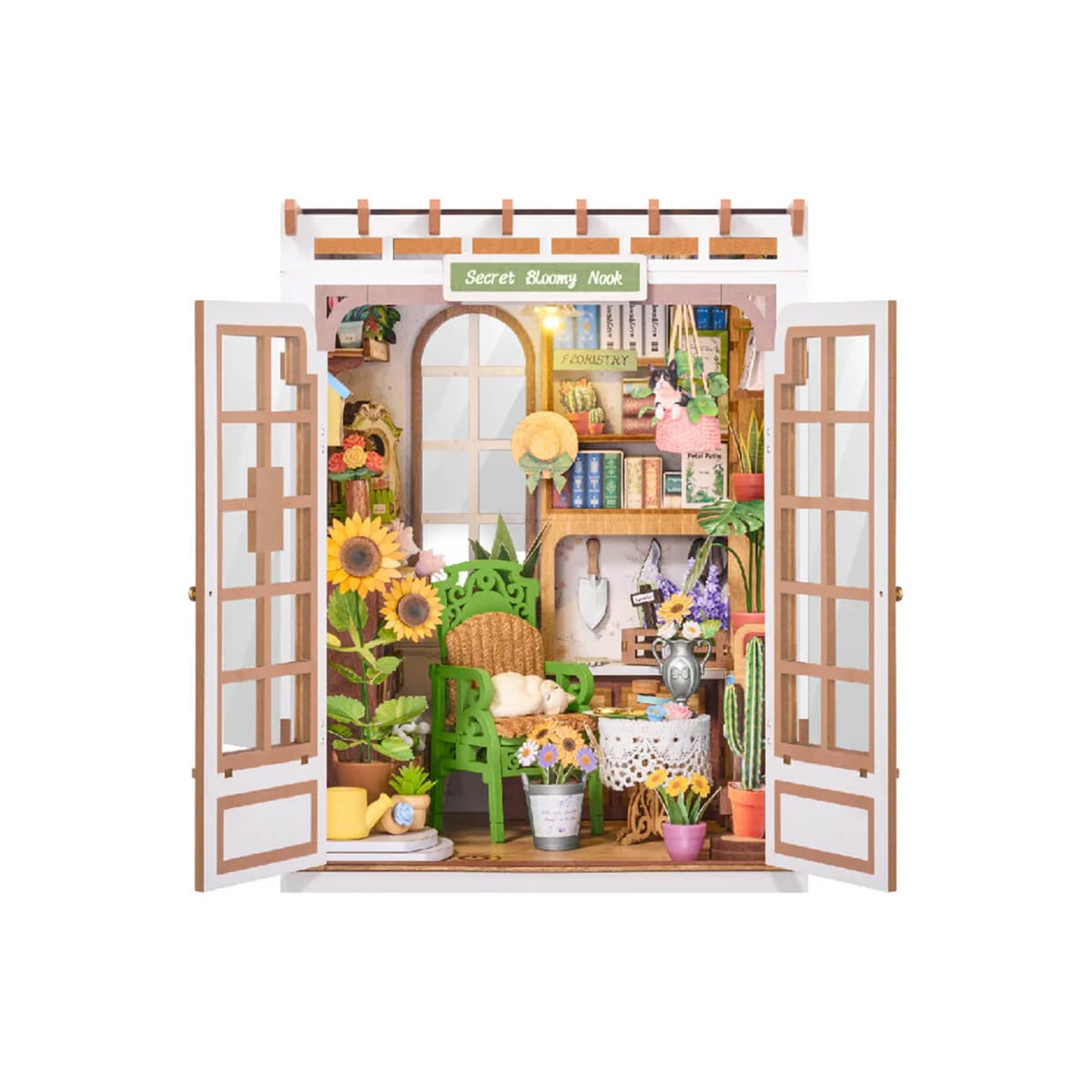 Secret Bloomy Nook - DIY Book Nook