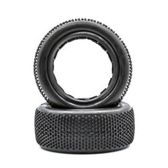 Super Mini - 1/10 4WD Tires w/ Black Inserts (1 Pair) Soft