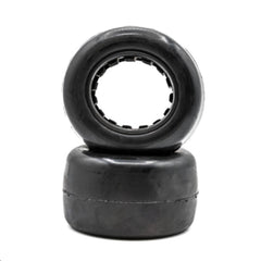 Slick - Stadium Truck Tires w/ Inserts, Green, Yellow