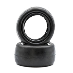 Slick - 2.2" Rear Buggy Tires w/ Inserts, Green, Yellow