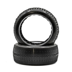 Aurora - 1/8 Buggy Tires w/ Inserts (1 Pair) Soft (Yellow)