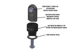 XP Aluminum Shocks 90mm (2pk)