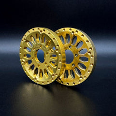 Brass 1.9 "Shield" Wheel Face (2)