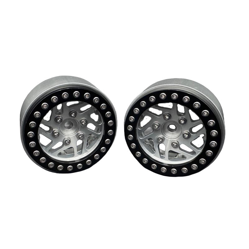 1.9 "Crossman" Aluminum Beadlock Wheels w/ Hubs (2)