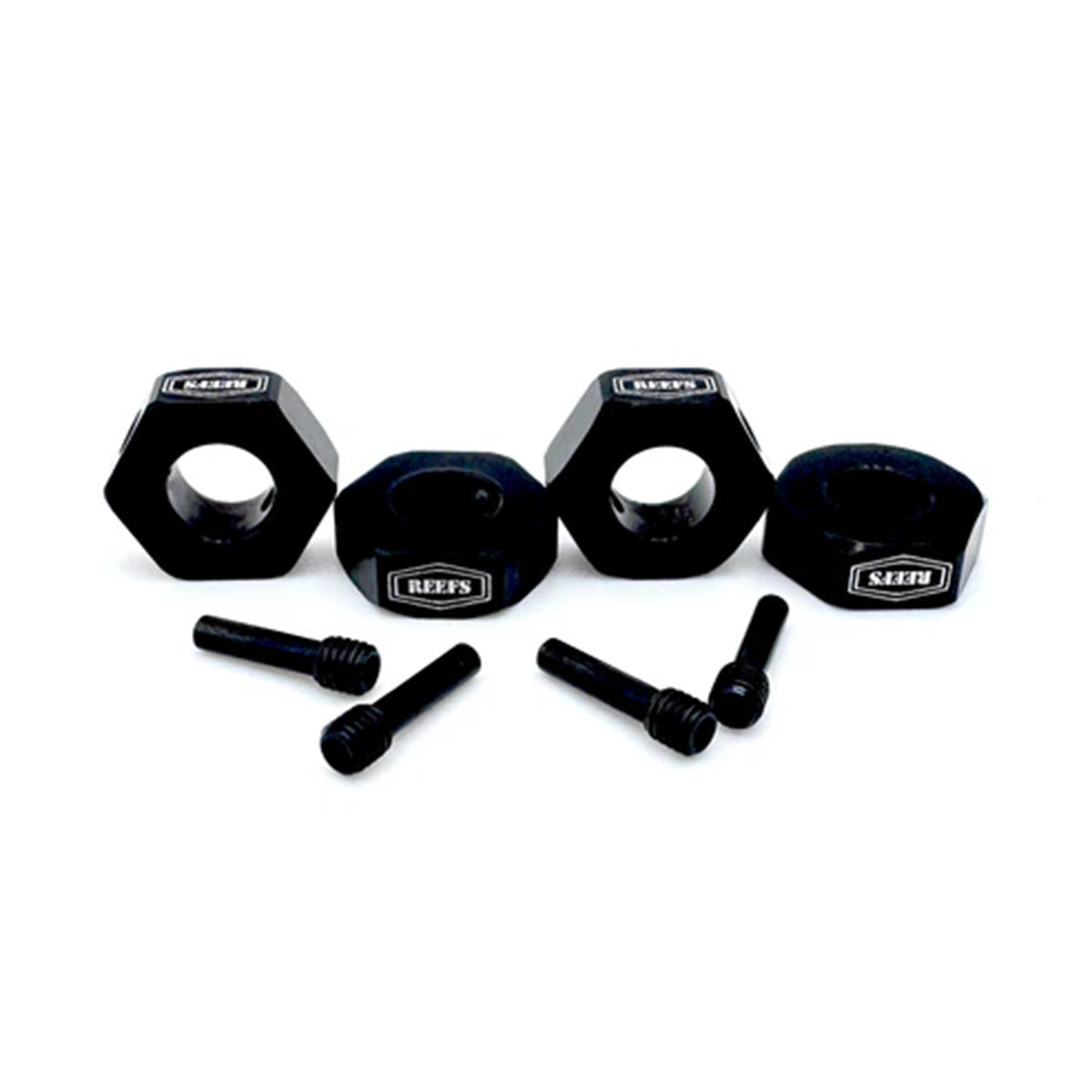 Wheel Hex 12mm/6mm Bore & Pins (4)