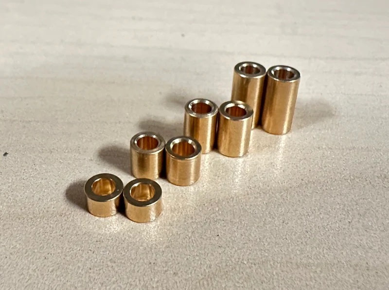 Brass Spacers - M3 Variety Pack (3/5/7/10mm) - Brass