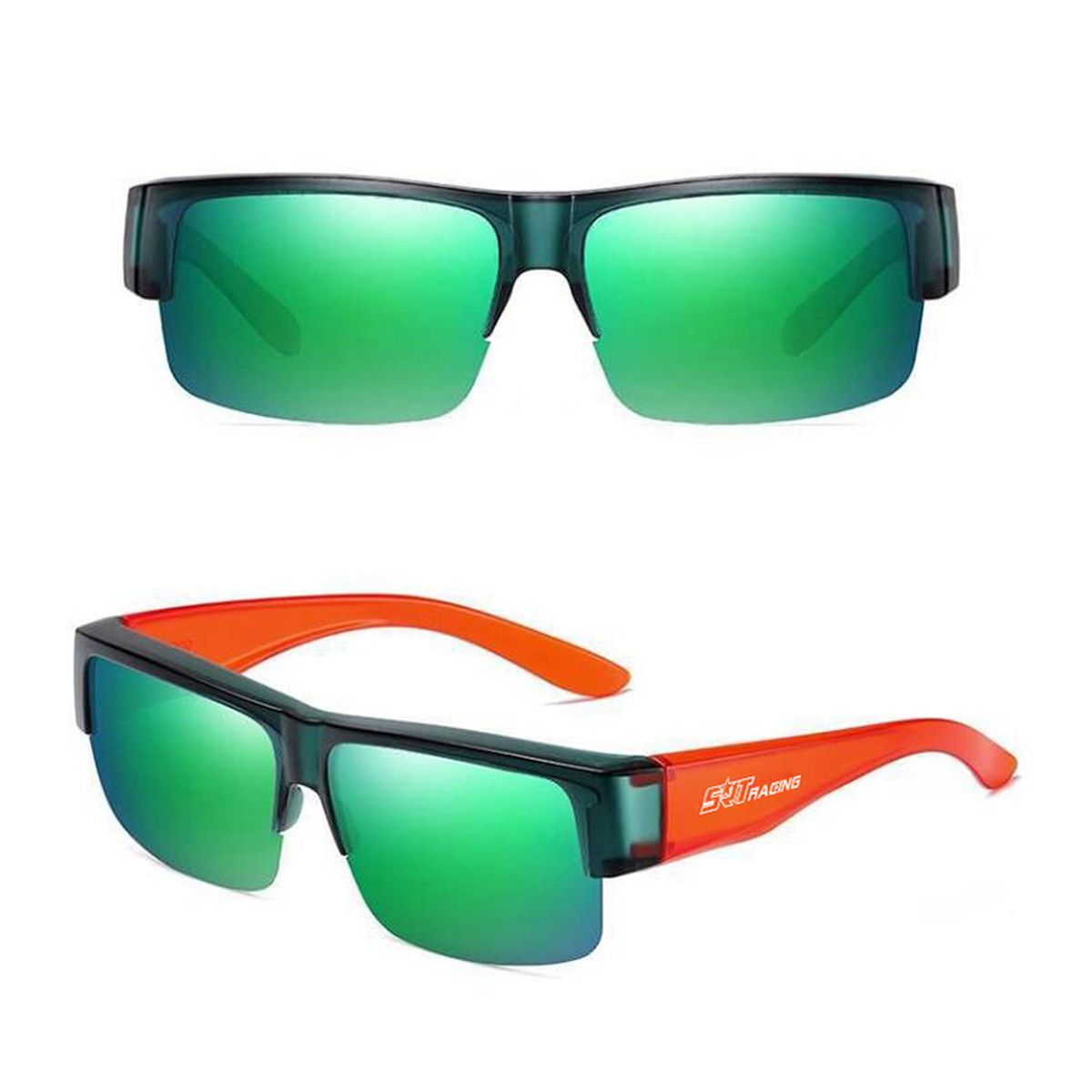 Sunglasses - Orange and Green