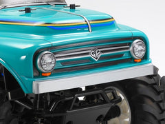 RC Squash Van, GF-02 Green/White Painted Body