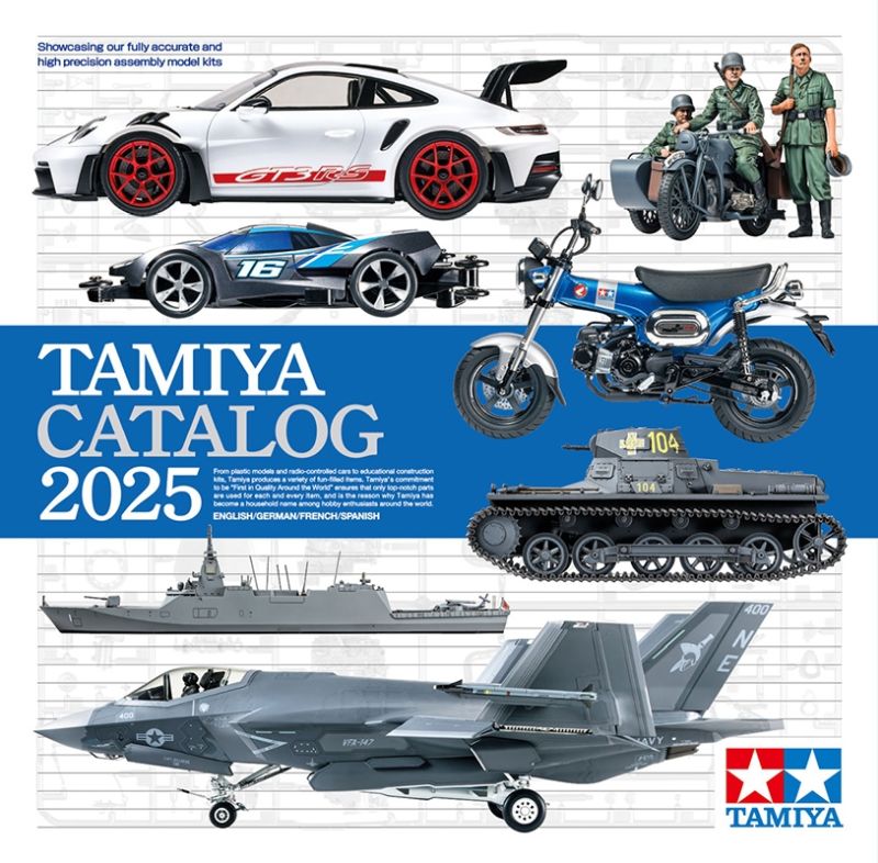 2025 Tamiya Catalog (English / German / French / Spanish)