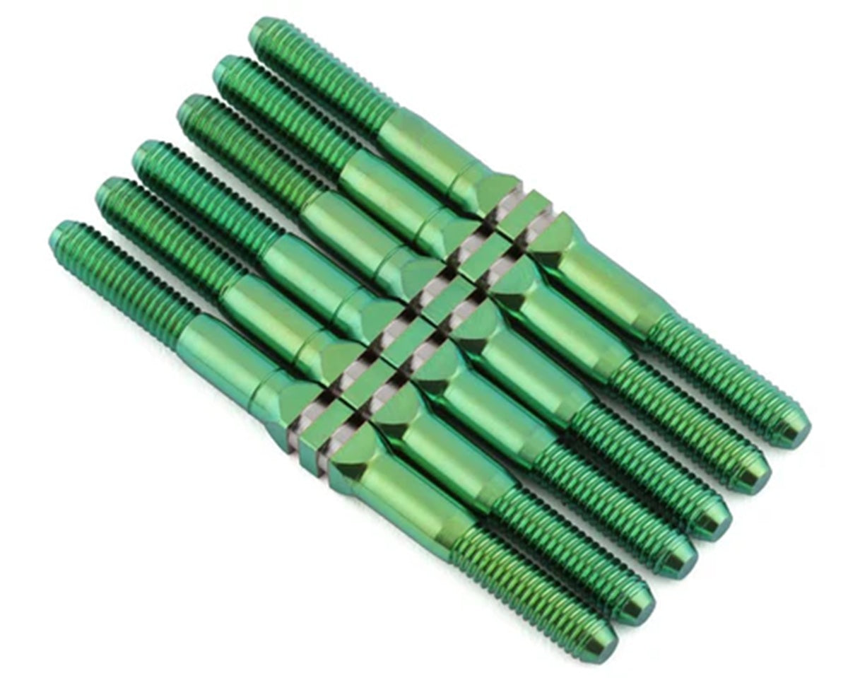 Losi 22s DLM - HyperMax 3.5mm Titanium Turnbuckle Kit, Green