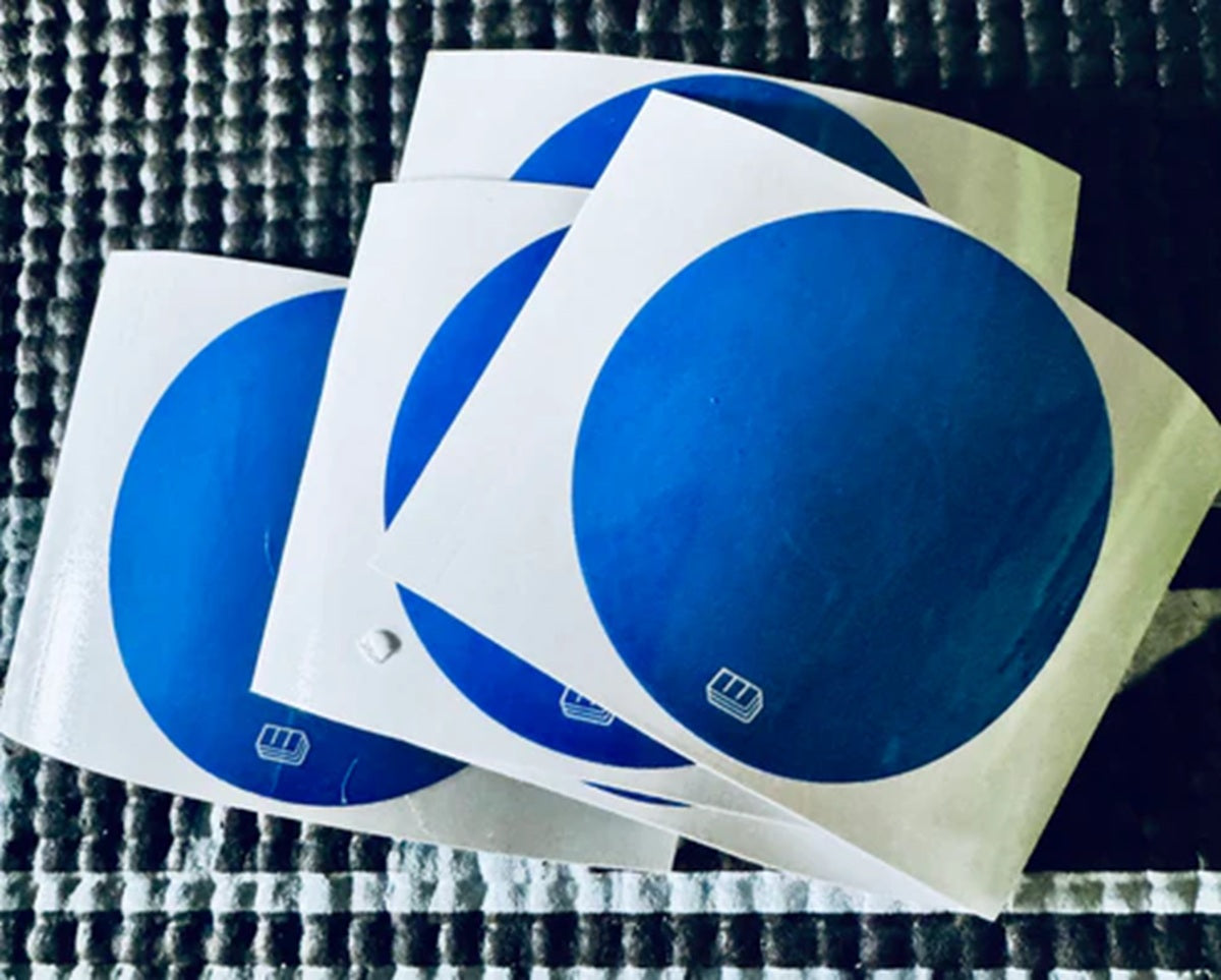 Workhorse Wheel Stickers, Blue