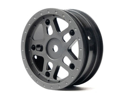 1/10 Whiplash Front 2.2" 12mm Sprint Car Wheels (2) (Orange)
