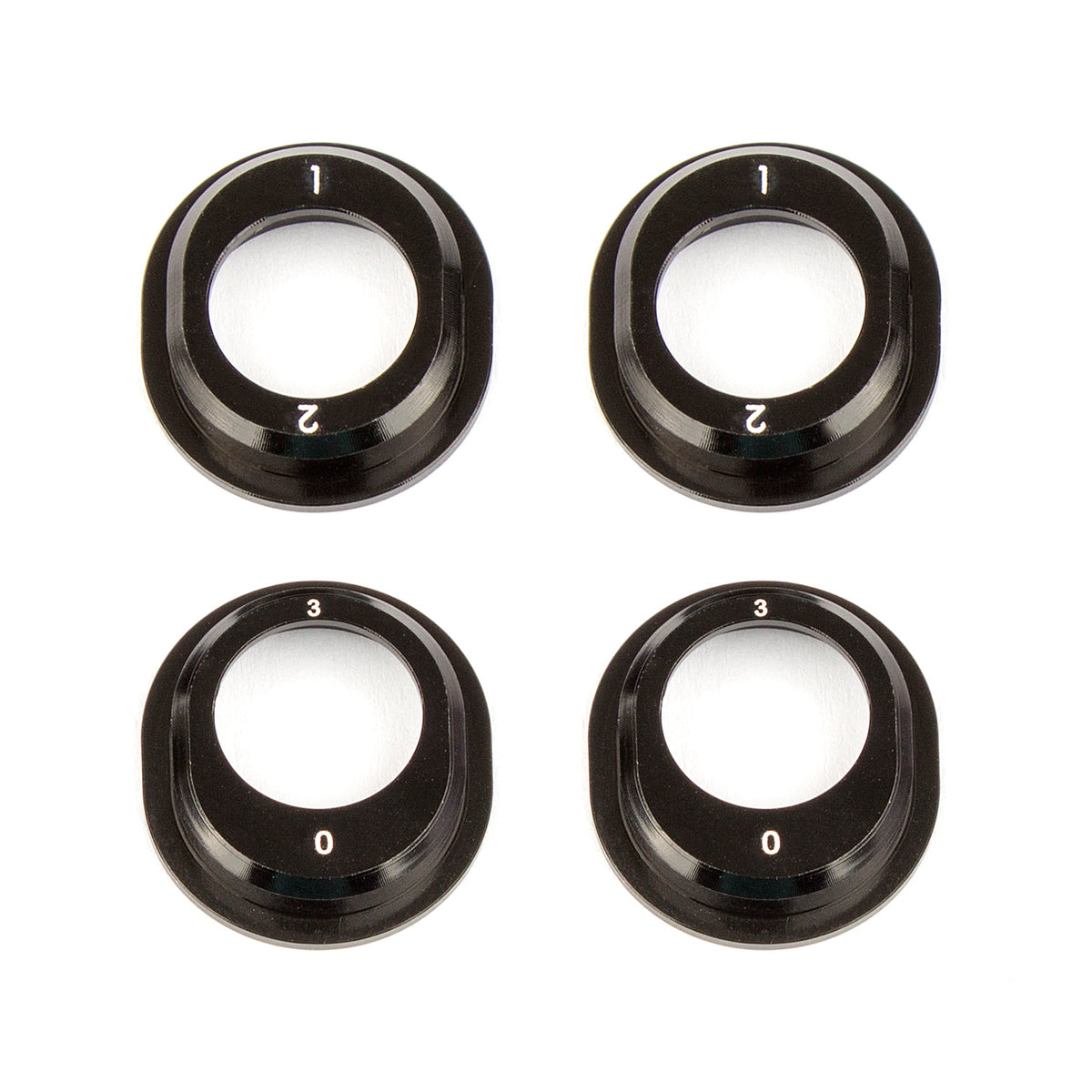 Aluminum Differential Height Inserts, for B6.1, Black