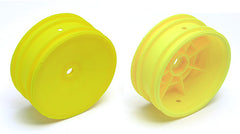 2WD Front Sheels, 2.2in, 12mm Hex, Yellow