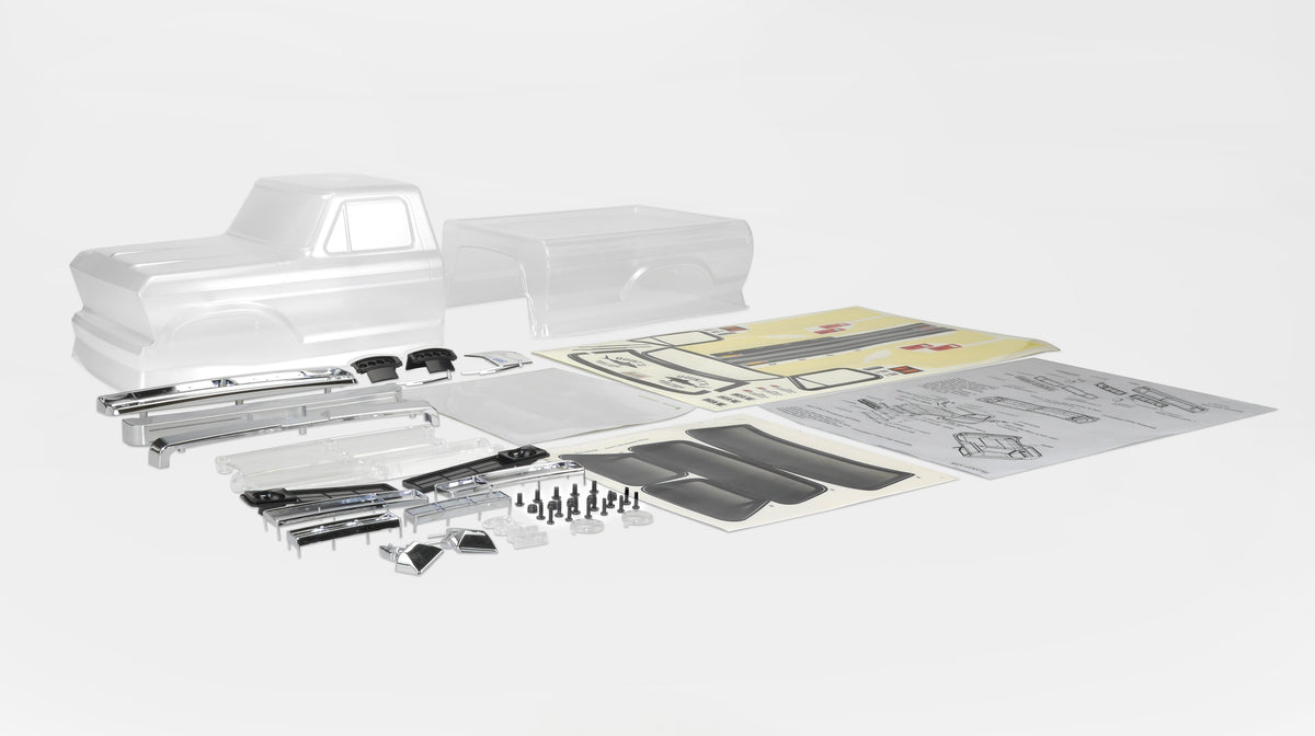 SCA-1E 1976 Ford F-150 (F&R) Complete Clear Body Set