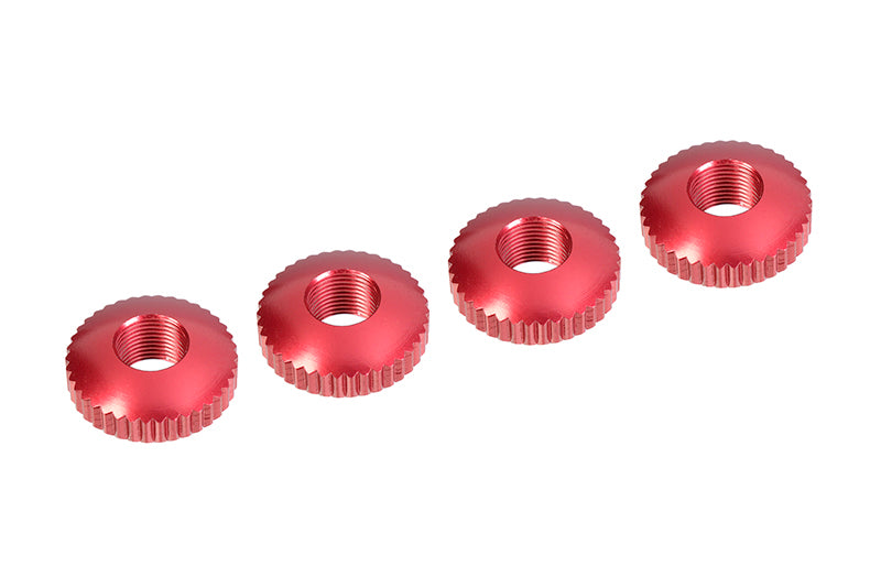 Aluminum Body Mount Cambered Nuts - 4 pcs