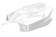 Polycarbonate Body - Python XP 6S - Clear - Cut - 1pc