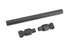 Chassis Tube - Front - 135mm - Aluminum - Black - 1 Set