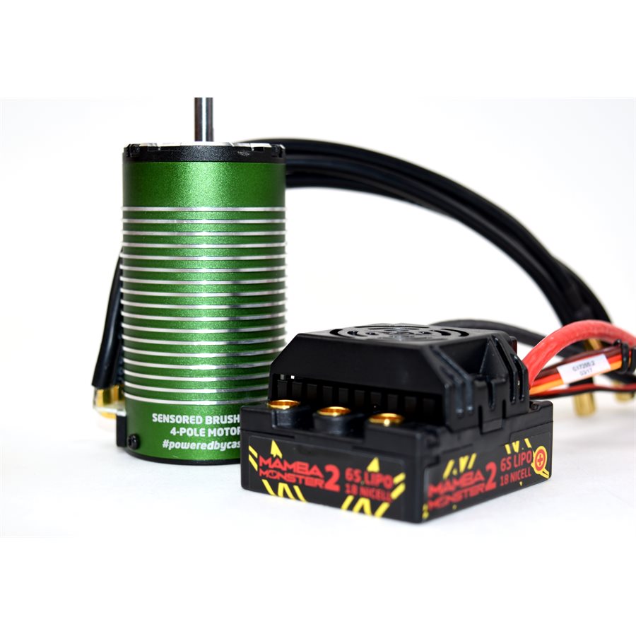 Monster 2 1:8th 25V Car ESC Waterproof w/ 2200kv Motor