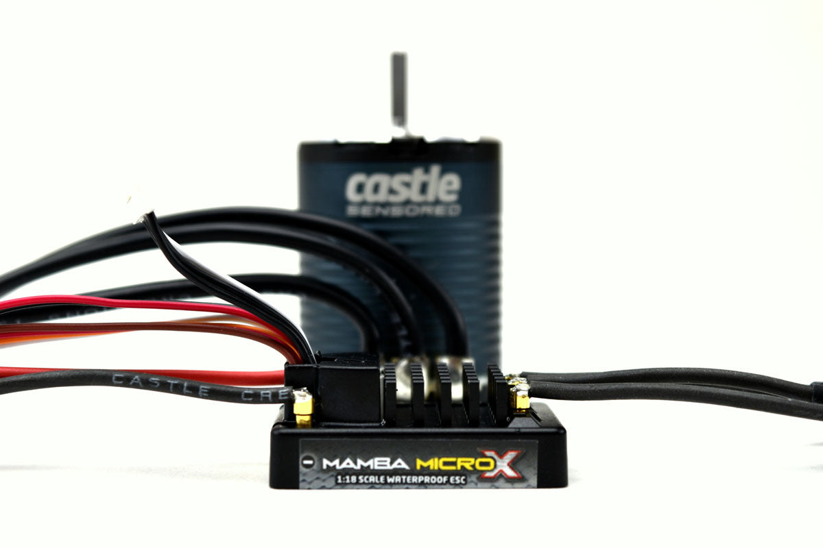Mamba Micro X 12.6V ESC w/1406 -1900KV Sensored Combo