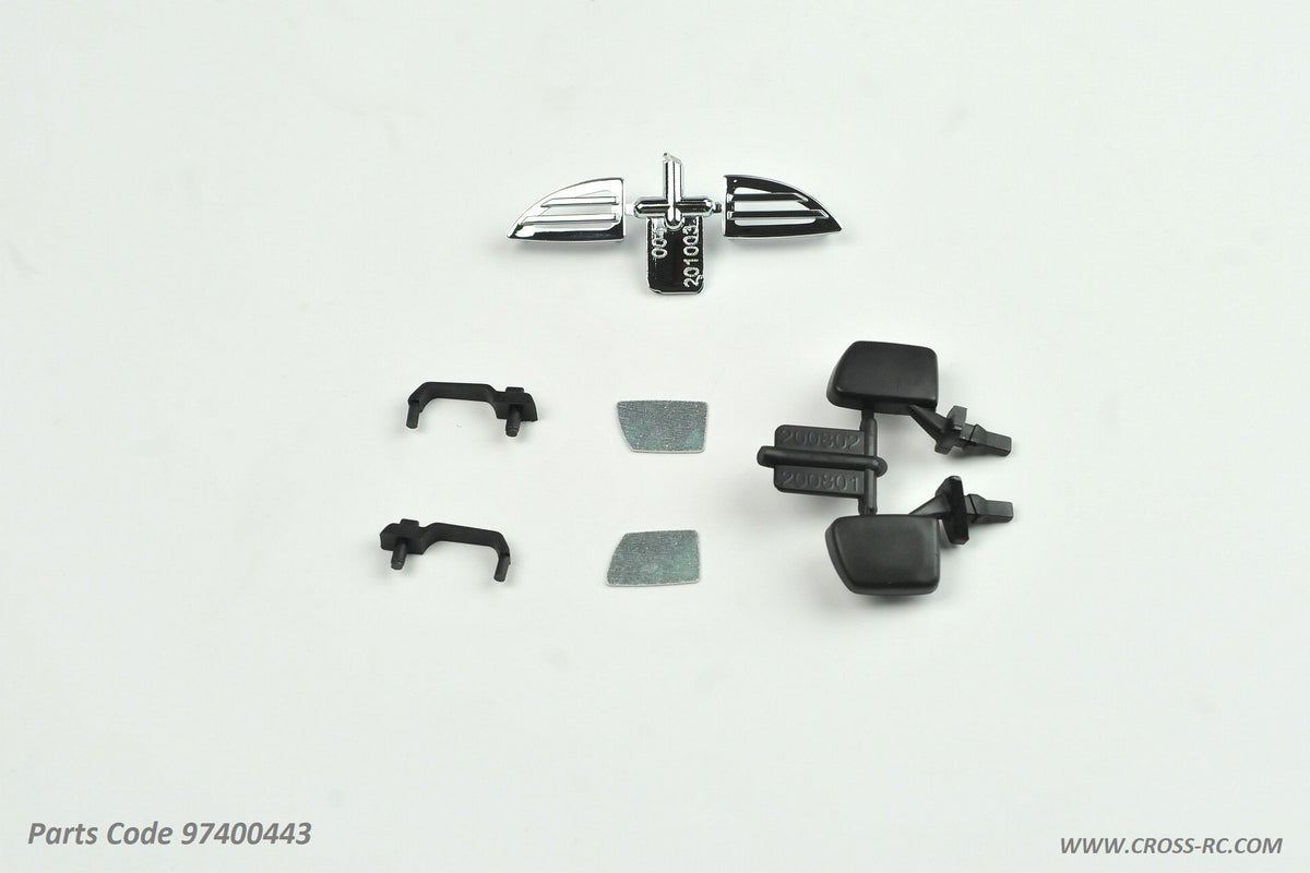 Scale Parts (Mirrors, Vents, Knobs): SR4