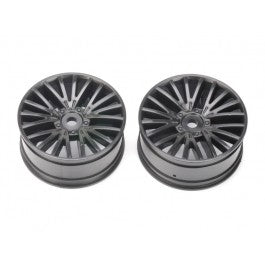 Front Wheels, Black (2 pcs) - Wolf 2