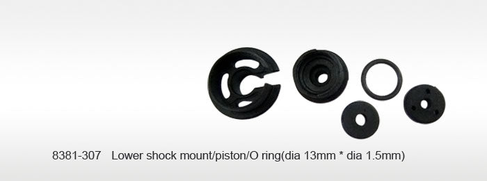 Lower Shock Mount/Piston With O - Ring - Maximus