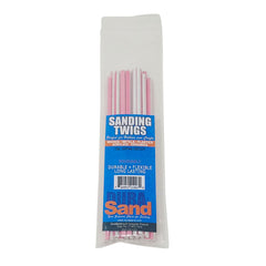 Sanding Twigs, 20 Pieces Bagged, 280/320 Pink