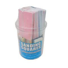 Sanding Squares, 75 Piece Bucket, Assorted Grits &