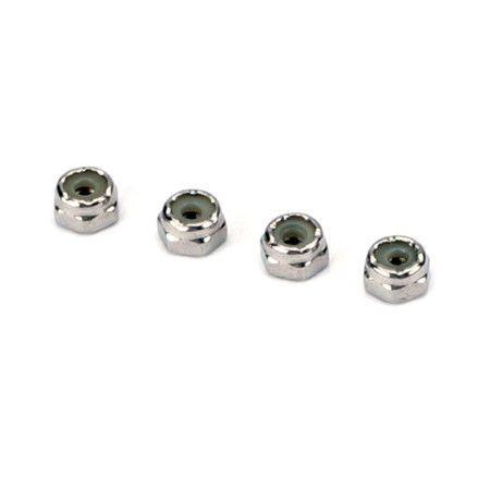 6-32 Stainless Steel Nylon Insert Lock Nuts 4/pkg