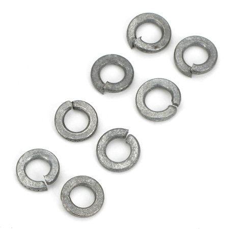 #2 Flat and Split Washers Zinc Plated, 8/pkg