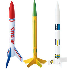 AVG Bulk Pack of 12 Model Rockets, E2X (Alpha, Viking,