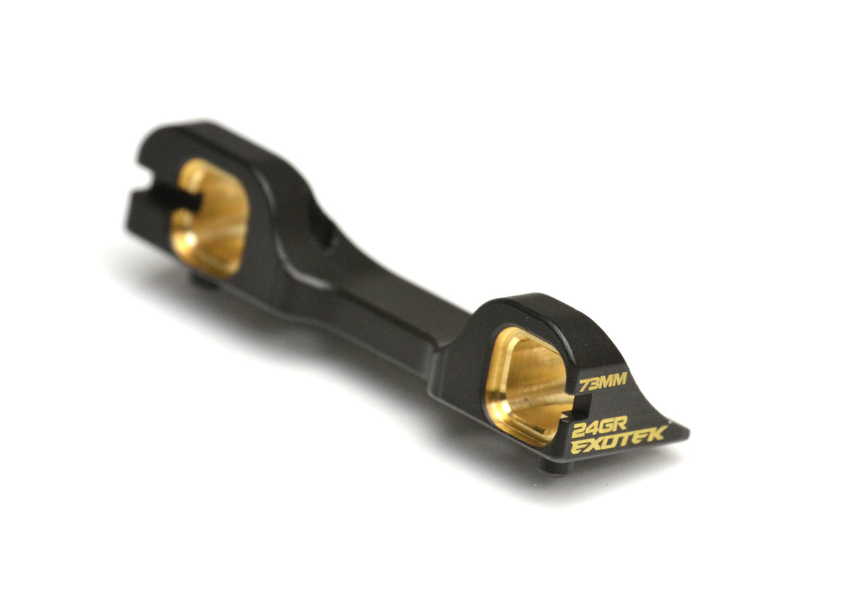 B6.3 C Block Brass Weight, Black 25Gr