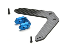 DR10 Pro Body Mount Set, Alloy and CF for the Rear