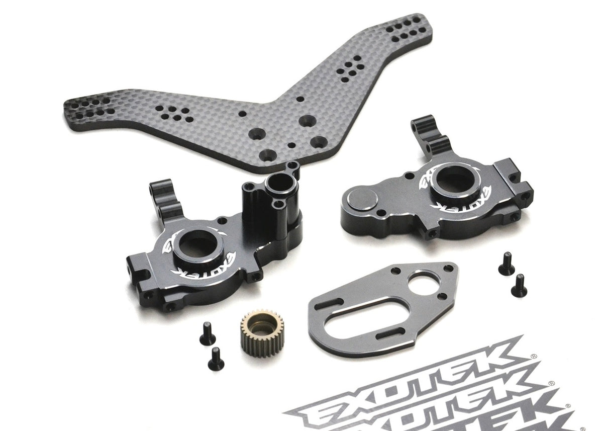 22 5.0 Alloy Drag Gear Box Set with Motor Plate & Tower