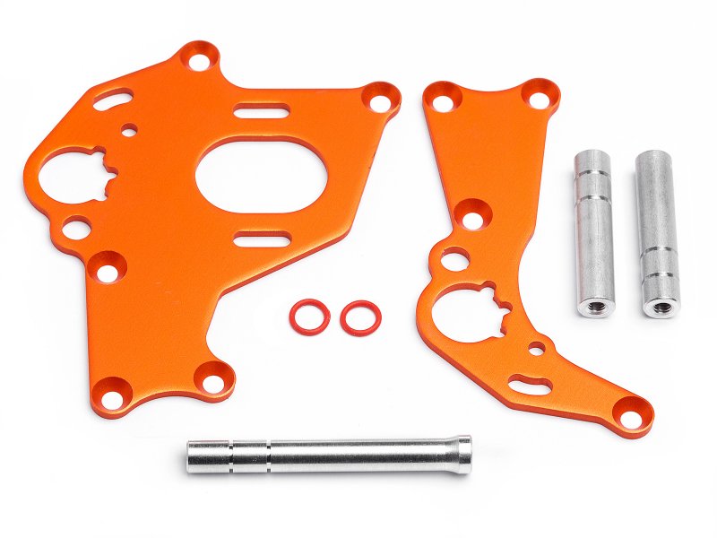 Motor Mount Set (Left/Right/Orange) Sprint 2