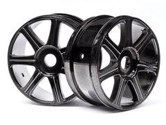 HB Edge Wheel 1/8 Buggy (Black Chrome/2pcs)