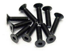 Flat Head Screw M4X15mm (Hex Socket/10pcs)