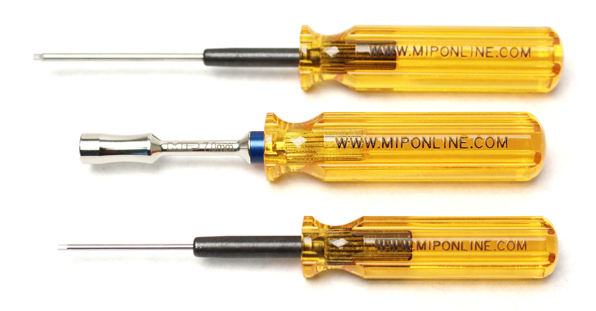MIP Wrench Set: 1.5mm, 2.0mm Hex & 7.0 Nut Driver