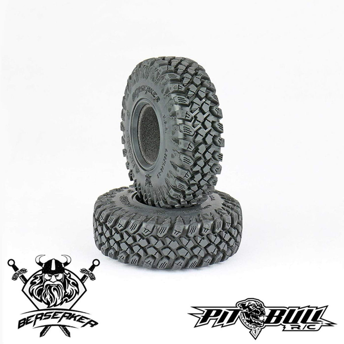 Braven Berserker 1.55 Scale Tires, Alien Kompound, w/ Foam