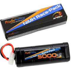 7.2V 6-Cell 5000mAh NiMH Flat Battery Pack w/Tamiya Plug